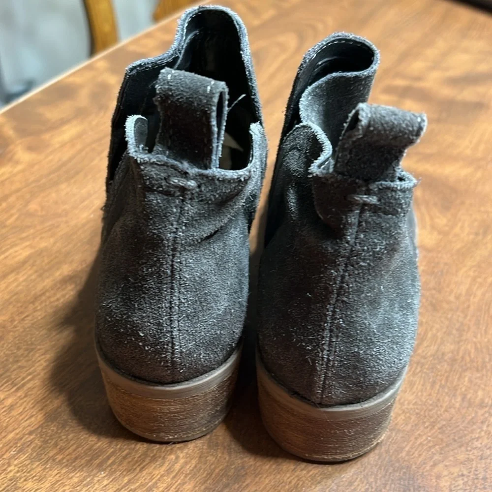 Dolce Vita Gray Suede Ankle Boots